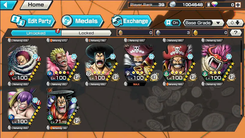 BR463-IOS+Android-Hyber Boost 24-Roger V2 Full Boost 4 52/52+5 Ex(Kuzan Max+Shank v4 Max+Roger v1 Max+Oden)+Good Medal+Nice Items+Support 156%+Egghead Zoro Max+Oden V2 Max+Rayleigh v3 Max+Donflamingo Max+Young Ray Max+Katakuri Max+Who Who Max+Craker Max