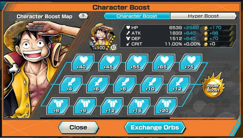 BR464-IOS+Android-Hyber Boost 66+Luffy Full Boost 4+5 Ex(Garp+Lucci+Roger v2+Kid Law)+Vip Medal+Support 164%+Many Bounty Festival Max(Sabo Stembede+Ben Beckman+King+Young Ray+Donflamingo)