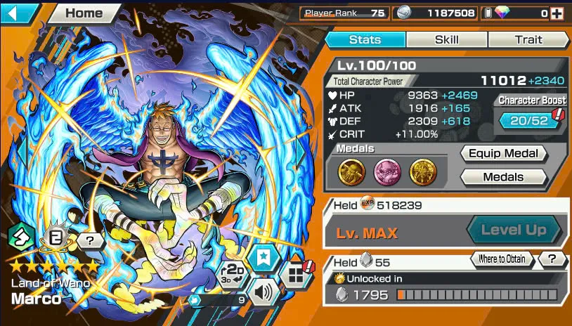 BR464-IOS+Android-Hyber Boost 66+Luffy Full Boost 4+5 Ex(Garp+Lucci+Roger v2+Kid Law)+Vip Medal+Support 164%+Many Bounty Festival Max(Sabo Stembede+Ben Beckman+King+Young Ray+Donflamingo)