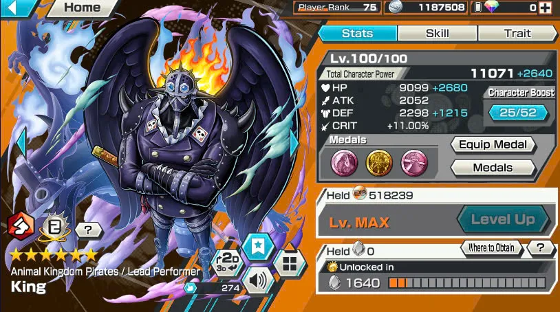 BR464-IOS+Android-Hyber Boost 66+Luffy Full Boost 4+5 Ex(Garp+Lucci+Roger v2+Kid Law)+Vip Medal+Support 164%+Many Bounty Festival Max(Sabo Stembede+Ben Beckman+King+Young Ray+Donflamingo)