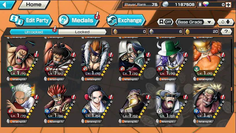 BR464-IOS+Android-Hyber Boost 66+Luffy Full Boost 4+5 Ex(Garp+Lucci+Roger v2+Kid Law)+Vip Medal+Support 164%+Many Bounty Festival Max(Sabo Stembede+Ben Beckman+King+Young Ray+Donflamingo)