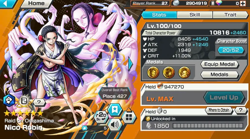 BR465-IOS+Android-2 Ex Meta Max(Shank v4+Roger)+Good Medal+Support 135%+Oden Max+Rayleigh Max+King Max+Robin Max+Craker Max+Donflamingo Max+Young Ray Max+Jabra+S-Beard