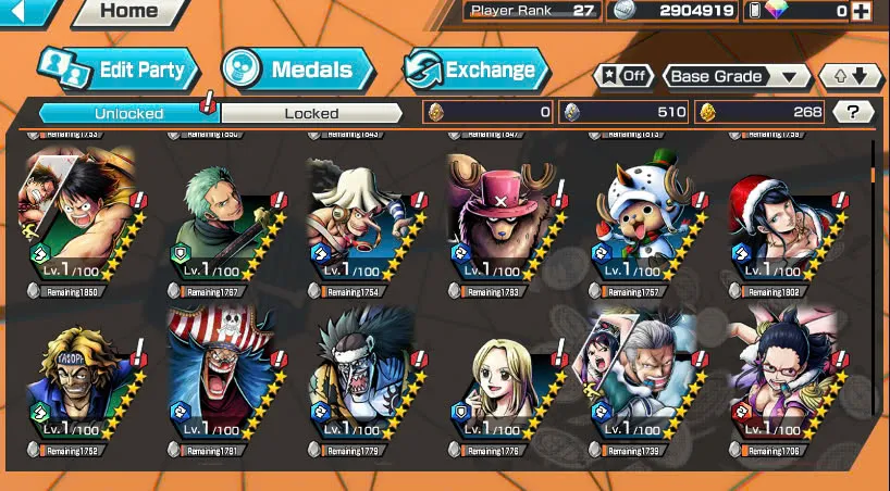 BR465-IOS+Android-2 Ex Meta Max(Shank v4+Roger)+Good Medal+Support 135%+Oden Max+Rayleigh Max+King Max+Robin Max+Craker Max+Donflamingo Max+Young Ray Max+Jabra+S-Beard