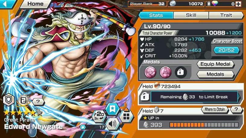 BR471-IOS+Android-6 Ex(Lucci+Snake+Roger+Kuzan+White Beard+Oden)+Good Medal+Support 142%+S-Bear Max+Kaku Max+Pacifista+Broggy+S-Hawk+Yonji+Niji+Egghead Zoro