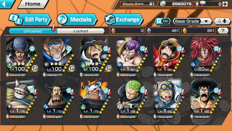 BR473-IOS+Android-3 Ex Max(Garp+Sabo+Kuzan)+851 Fragment+Good Medal+Support 130%+Broggy+Kalgara+Egghead Luffy+Egghead Zoro+Egghead Sanji+Ulti+S-Bear+Oden v2+Bluneo