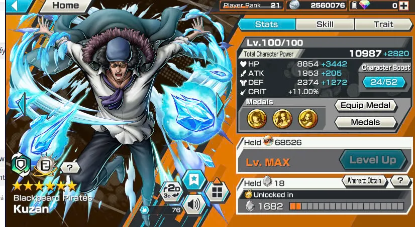 BR473-IOS+Android-3 Ex Max(Garp+Sabo+Kuzan)+851 Fragment+Good Medal+Support 130%+Broggy+Kalgara+Egghead Luffy+Egghead Zoro+Egghead Sanji+Ulti+S-Bear+Oden v2+Bluneo