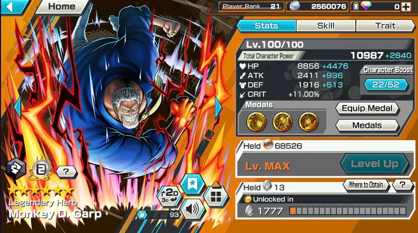 BR473-IOS+Android-3 Ex Max(Garp+Sabo+Kuzan)+851 Fragment+Good Medal+Support 130%+Broggy+Kalgara+Egghead Luffy+Egghead Zoro+Egghead Sanji+Ulti+S-Bear+Oden v2+Bluneo