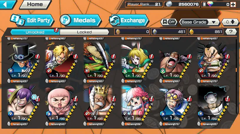BR473-IOS+Android-3 Ex Max(Garp+Sabo+Kuzan)+851 Fragment+Good Medal+Support 130%+Broggy+Kalgara+Egghead Luffy+Egghead Zoro+Egghead Sanji+Ulti+S-Bear+Oden v2+Bluneo