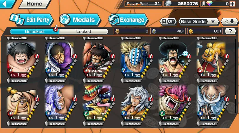 BR473-IOS+Android-3 Ex Max(Garp+Sabo+Kuzan)+851 Fragment+Good Medal+Support 130%+Broggy+Kalgara+Egghead Luffy+Egghead Zoro+Egghead Sanji+Ulti+S-Bear+Oden v2+Bluneo