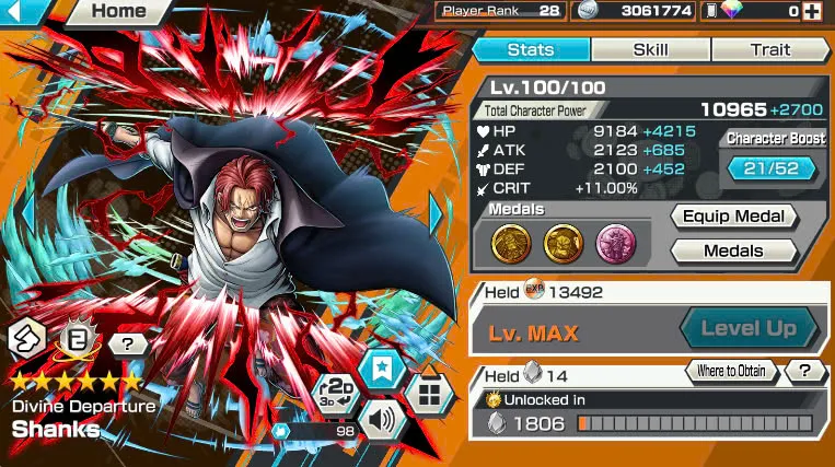 BR474-IOS+Android-5 Ex Max(Shank v4+Roger v2+Kaido+Yamato+Big Mom)+Good Medal+Support 149%+S-Bear Max+King Max+Ulti Max+Law oni Max+Craker Max+Peros Pero Max+Katakuri Max+D.Garp Max