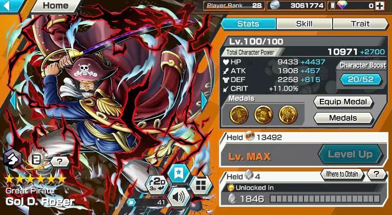 BR474-IOS+Android-5 Ex Max(Shank v4+Roger v2+Kaido+Yamato+Big Mom)+Good Medal+Support 149%+S-Bear Max+King Max+Ulti Max+Law oni Max+Craker Max+Peros Pero Max+Katakuri Max+D.Garp Max