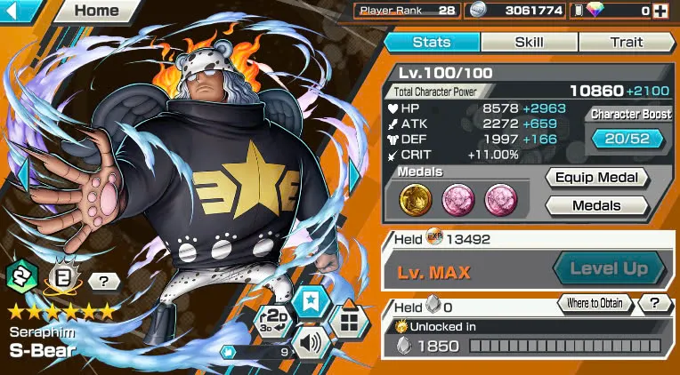 BR474-IOS+Android-5 Ex Max(Shank v4+Roger v2+Kaido+Yamato+Big Mom)+Good Medal+Support 149%+S-Bear Max+King Max+Ulti Max+Law oni Max+Craker Max+Peros Pero Max+Katakuri Max+D.Garp Max