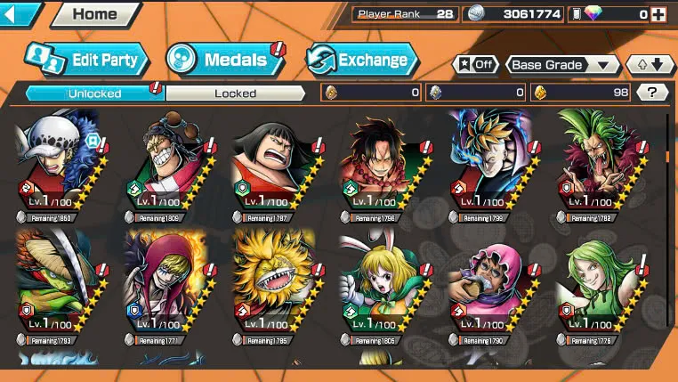 BR474-IOS+Android-5 Ex Max(Shank v4+Roger v2+Kaido+Yamato+Big Mom)+Good Medal+Support 149%+S-Bear Max+King Max+Ulti Max+Law oni Max+Craker Max+Peros Pero Max+Katakuri Max+D.Garp Max