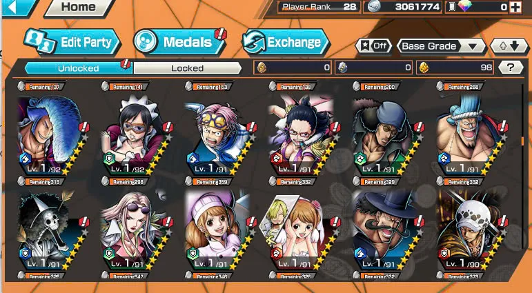 BR474-IOS+Android-5 Ex Max(Shank v4+Roger v2+Kaido+Yamato+Big Mom)+Good Medal+Support 149%+S-Bear Max+King Max+Ulti Max+Law oni Max+Craker Max+Peros Pero Max+Katakuri Max+D.Garp Max