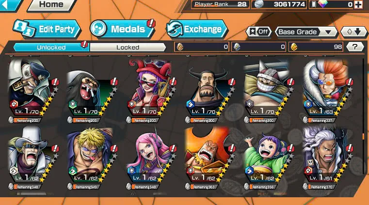 BR474-IOS+Android-5 Ex Max(Shank v4+Roger v2+Kaido+Yamato+Big Mom)+Good Medal+Support 149%+S-Bear Max+King Max+Ulti Max+Law oni Max+Craker Max+Peros Pero Max+Katakuri Max+D.Garp Max