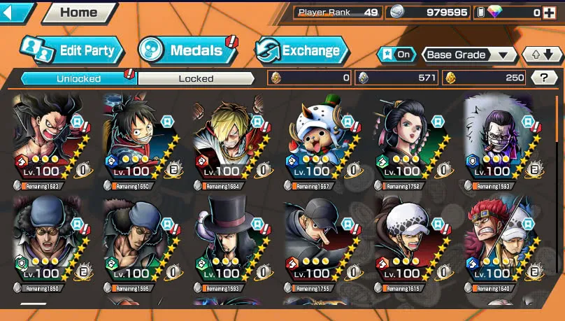 BR475-IOS+Android-Hyber Boost 32+4 Ex Max(Kuzan+Yamato Ace+Kid Law+Big Mom)+Good Medal+Support 158%+Uta v2+Uta v3+Uta v1+Jabra+Kaku+Sanji+Young Ray+King Alber+Carrot+Brook