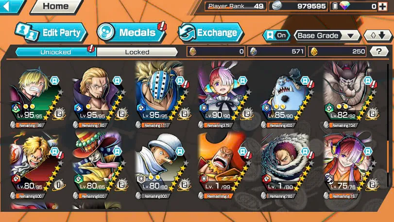 BR475-IOS+Android-Hyber Boost 32+4 Ex Max(Kuzan+Yamato Ace+Kid Law+Big Mom)+Good Medal+Support 158%+Uta v2+Uta v3+Uta v1+Jabra+Kaku+Sanji+Young Ray+King Alber+Carrot+Brook