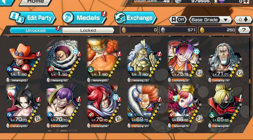 BR475-IOS+Android-Hyber Boost 32+4 Ex Max(Kuzan+Yamato Ace+Kid Law+Big Mom)+Good Medal+Support 158%+Uta v2+Uta v3+Uta v1+Jabra+Kaku+Sanji+Young Ray+King Alber+Carrot+Brook