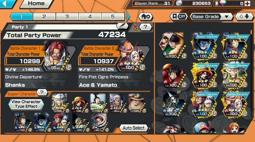 BR477-IOS+Android-4 Ex(Shank v4+Yamato Ace+Kid Law+White Beard)+Good Medal+Suppot 146%+Sanji+Rayleigh+Jabra+Uta+S-Bear+S-Hawk+Karasu