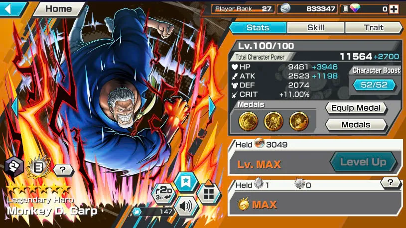 BR479-IOS+Android-Garp Full Boost+4 Ex(Kuzan+Snake+Yamato v2)+Good Medal+Support 149%+Rayleigh Max+Jabra Max+Young Ray Max+Katakuri Max+Koby+S-Bear+Pacifistar+Kuma
