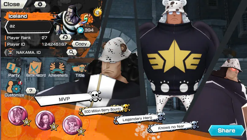 BR479-IOS+Android-Garp Full Boost+4 Ex(Kuzan+Snake+Yamato v2)+Good Medal+Support 149%+Rayleigh Max+Jabra Max+Young Ray Max+Katakuri Max+Koby+S-Bear+Pacifistar+Kuma