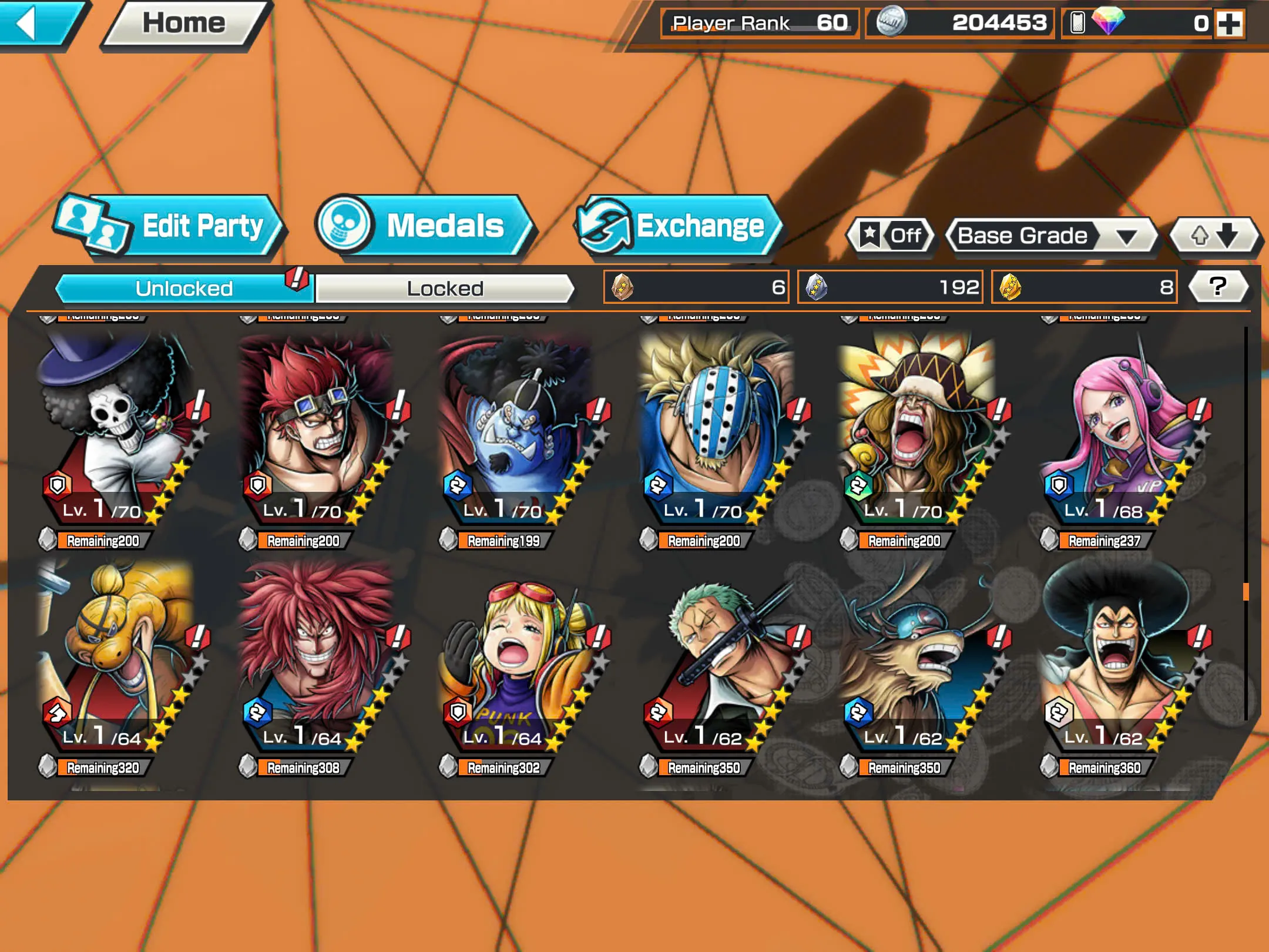 BR482-IOS+Android-Hyber Boost 43+5 Ex(Kuzan+Akainu+Luffy+White Beard+Shank v2)+Good Medal(Color Medal)+Support 162%+Bullet Max+Boa Max+Uta Max+Ulti Max+Sabo Stempede Max+Young Ray Max