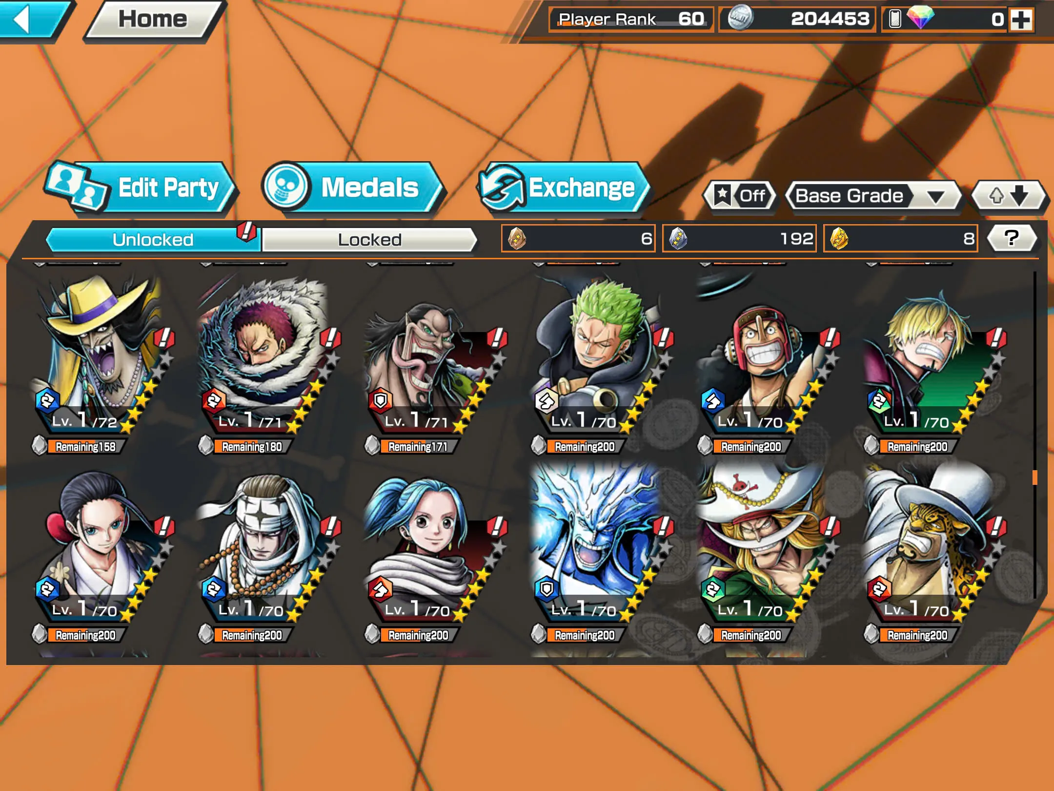 BR482-IOS+Android-Hyber Boost 43+5 Ex(Kuzan+Akainu+Luffy+White Beard+Shank v2)+Good Medal(Color Medal)+Support 162%+Bullet Max+Boa Max+Uta Max+Ulti Max+Sabo Stempede Max+Young Ray Max