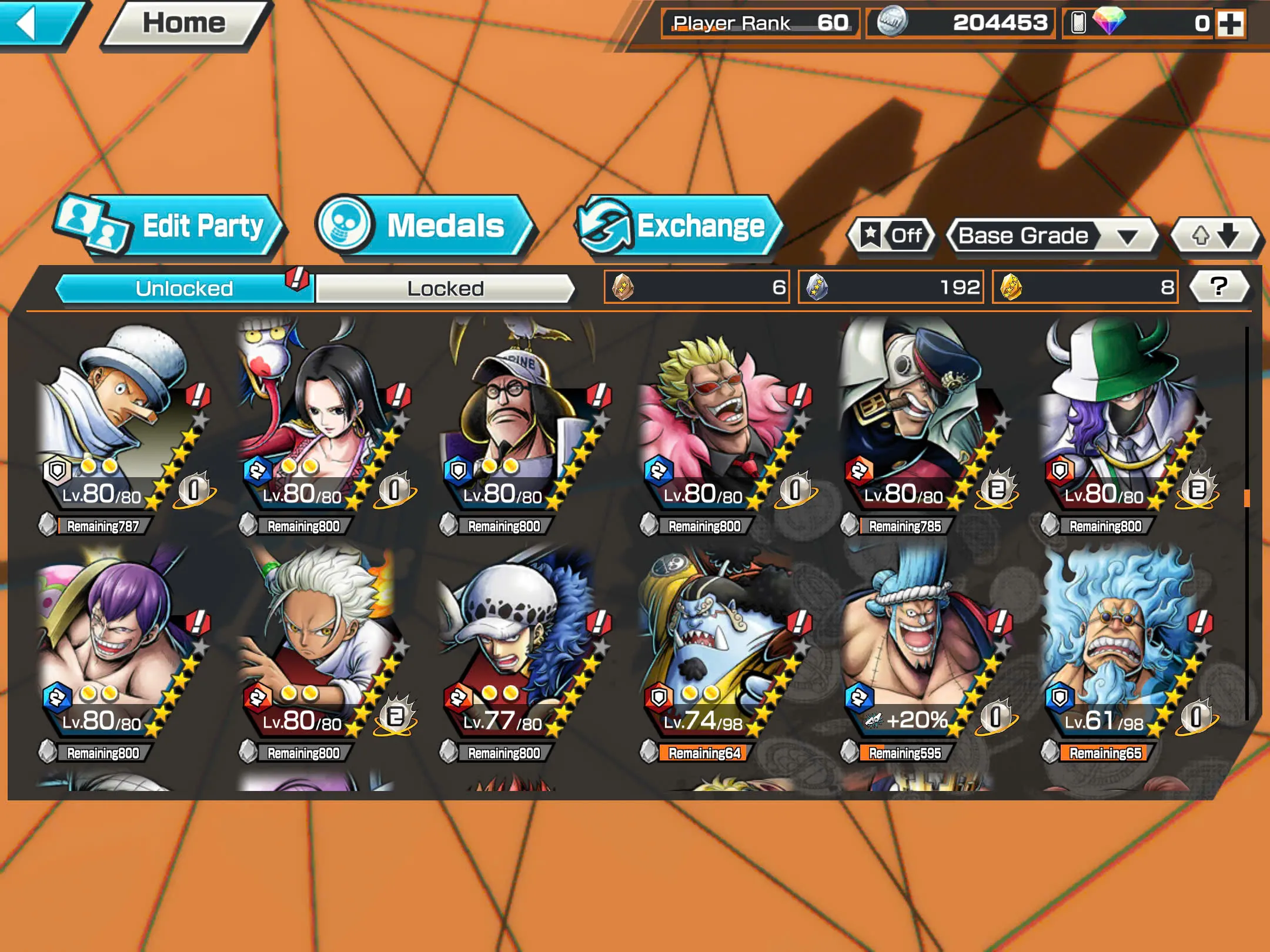 BR482-IOS+Android-Hyber Boost 43+5 Ex(Kuzan+Akainu+Luffy+White Beard+Shank v2)+Good Medal(Color Medal)+Support 162%+Bullet Max+Boa Max+Uta Max+Ulti Max+Sabo Stempede Max+Young Ray Max