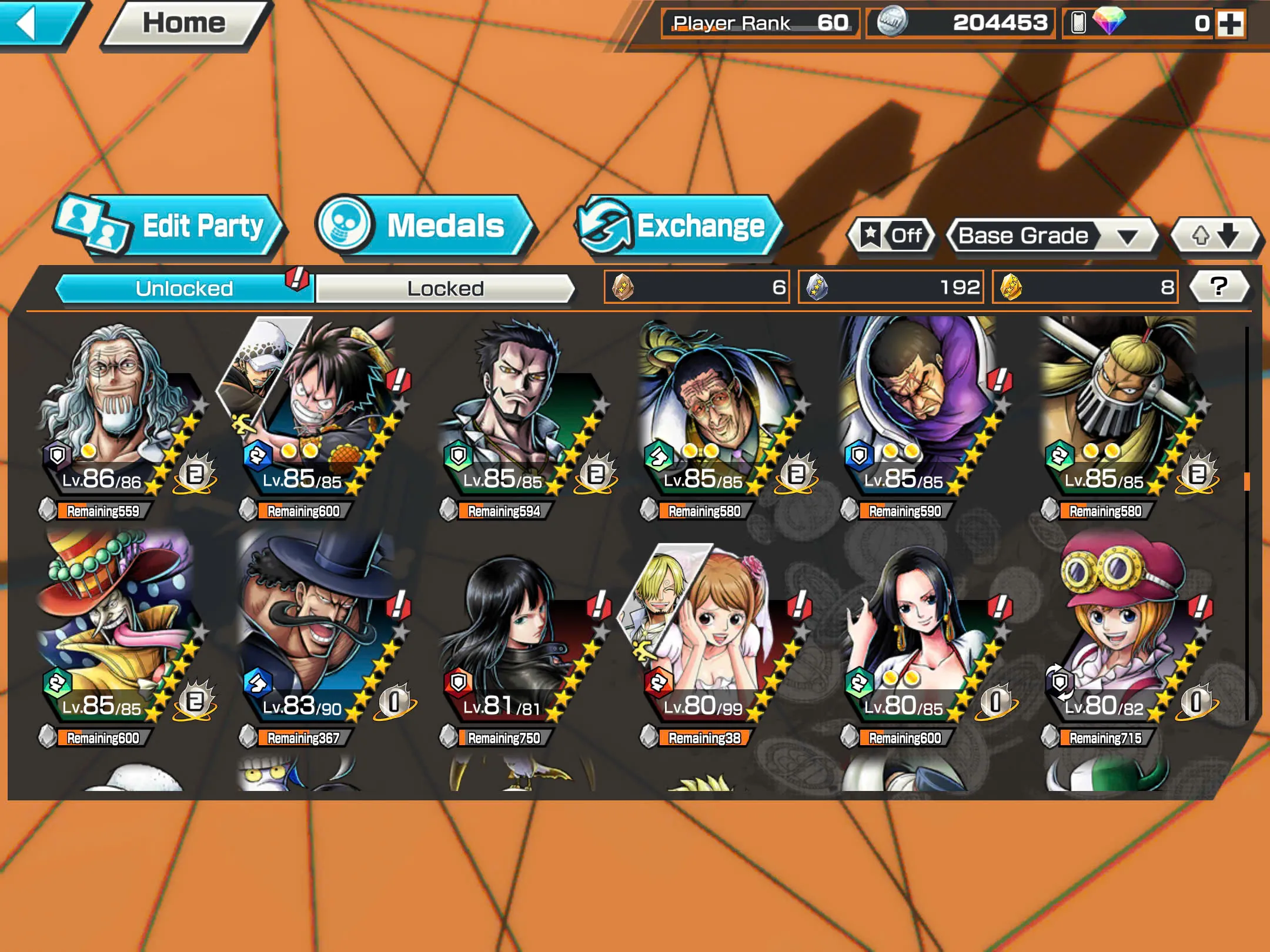 BR482-IOS+Android-Hyber Boost 43+5 Ex(Kuzan+Akainu+Luffy+White Beard+Shank v2)+Good Medal(Color Medal)+Support 162%+Bullet Max+Boa Max+Uta Max+Ulti Max+Sabo Stempede Max+Young Ray Max