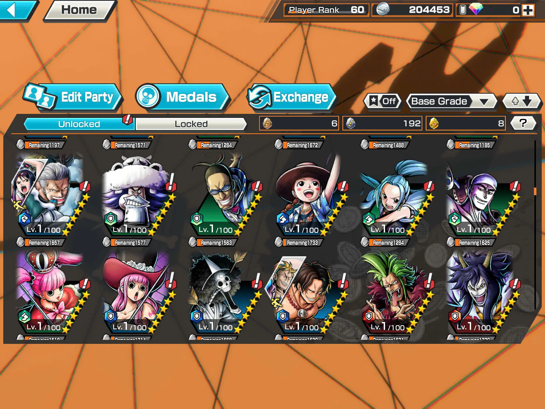 BR482-IOS+Android-Hyber Boost 43+5 Ex(Kuzan+Akainu+Luffy+White Beard+Shank v2)+Good Medal(Color Medal)+Support 162%+Bullet Max+Boa Max+Uta Max+Ulti Max+Sabo Stempede Max+Young Ray Max