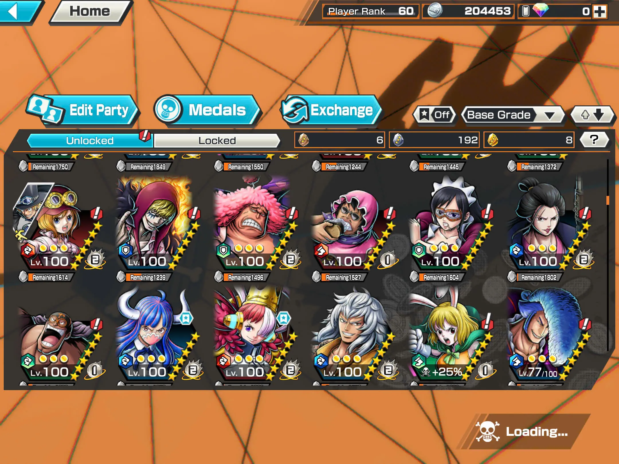 BR482-IOS+Android-Hyber Boost 43+5 Ex(Kuzan+Akainu+Luffy+White Beard+Shank v2)+Good Medal(Color Medal)+Support 162%+Bullet Max+Boa Max+Uta Max+Ulti Max+Sabo Stempede Max+Young Ray Max