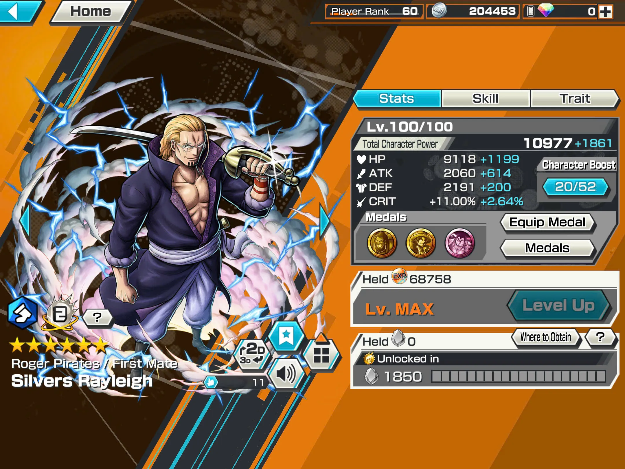 BR482-IOS+Android-Hyber Boost 43+5 Ex(Kuzan+Akainu+Luffy+White Beard+Shank v2)+Good Medal(Color Medal)+Support 162%+Bullet Max+Boa Max+Uta Max+Ulti Max+Sabo Stempede Max+Young Ray Max