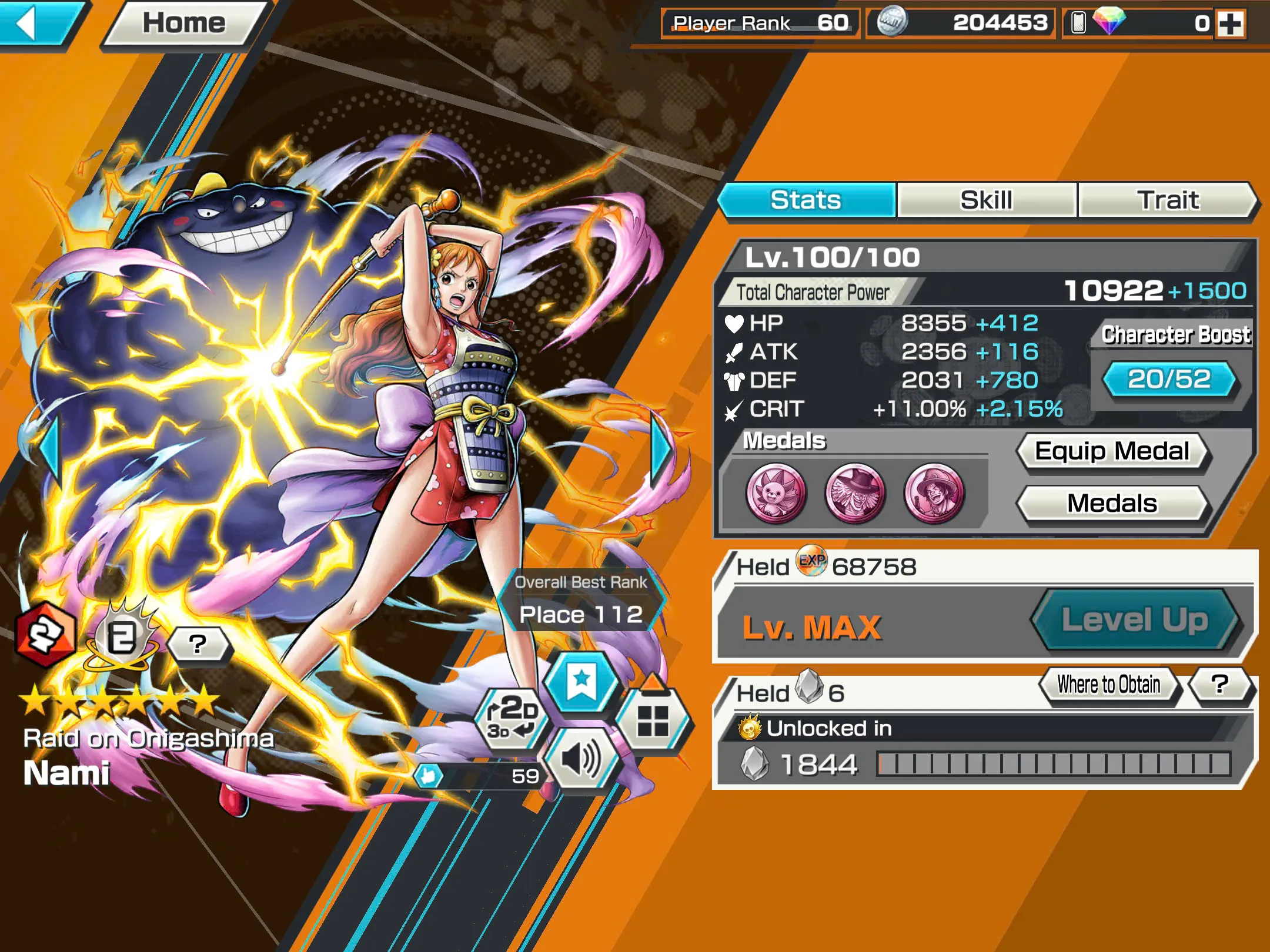 BR482-IOS+Android-Hyber Boost 43+5 Ex(Kuzan+Akainu+Luffy+White Beard+Shank v2)+Good Medal(Color Medal)+Support 162%+Bullet Max+Boa Max+Uta Max+Ulti Max+Sabo Stempede Max+Young Ray Max