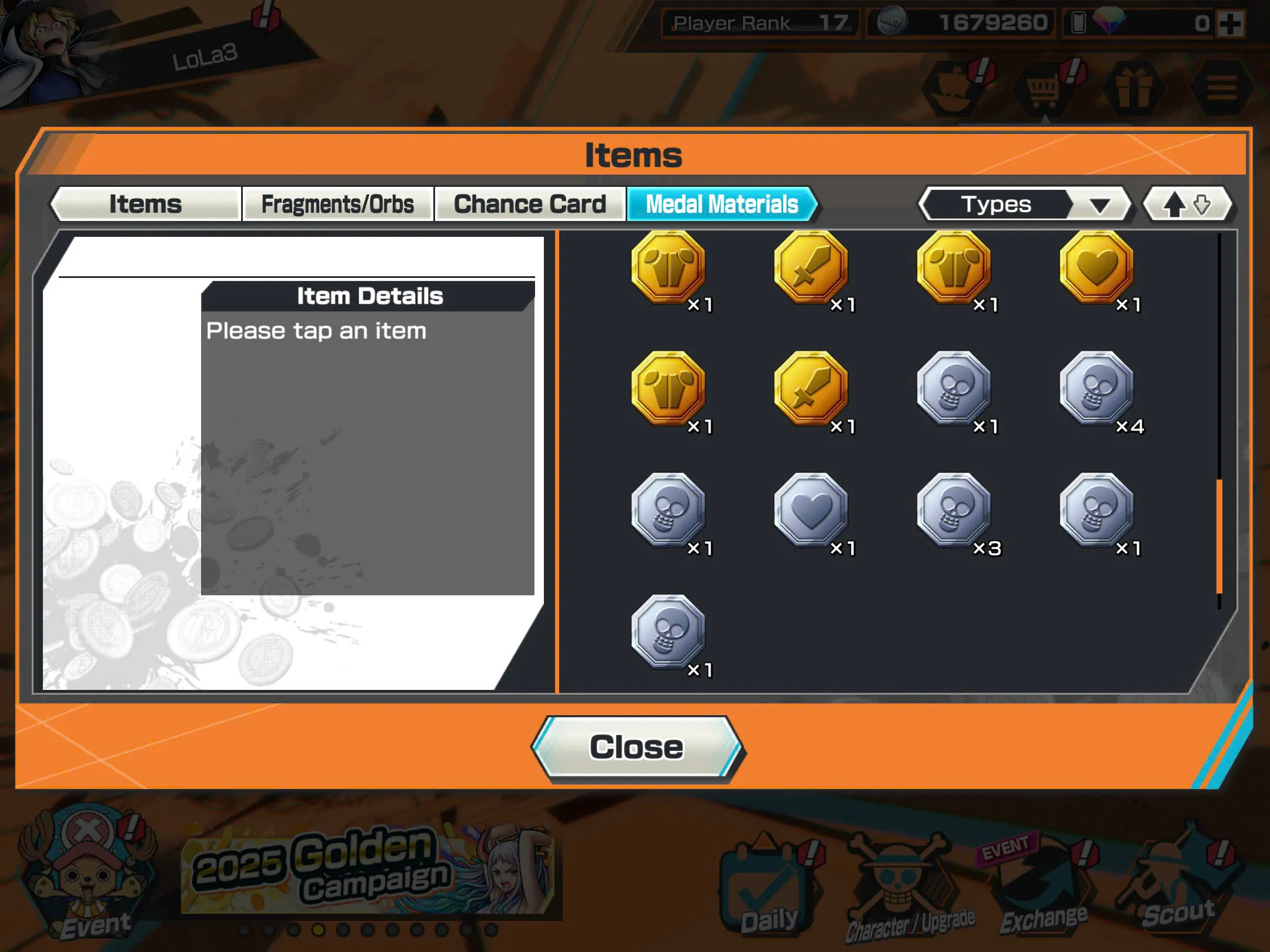 BR480-IOS+Android-5/4 Ex Meta Max(Garp+Sabo+Kuzan+Lucci+Kaido)+Good Medal+Nice Items+Koby+Yonji+Ichiji+S-Bear+Robin+Egghead Zoro+Egghead Luffy+Kalgara+Noland