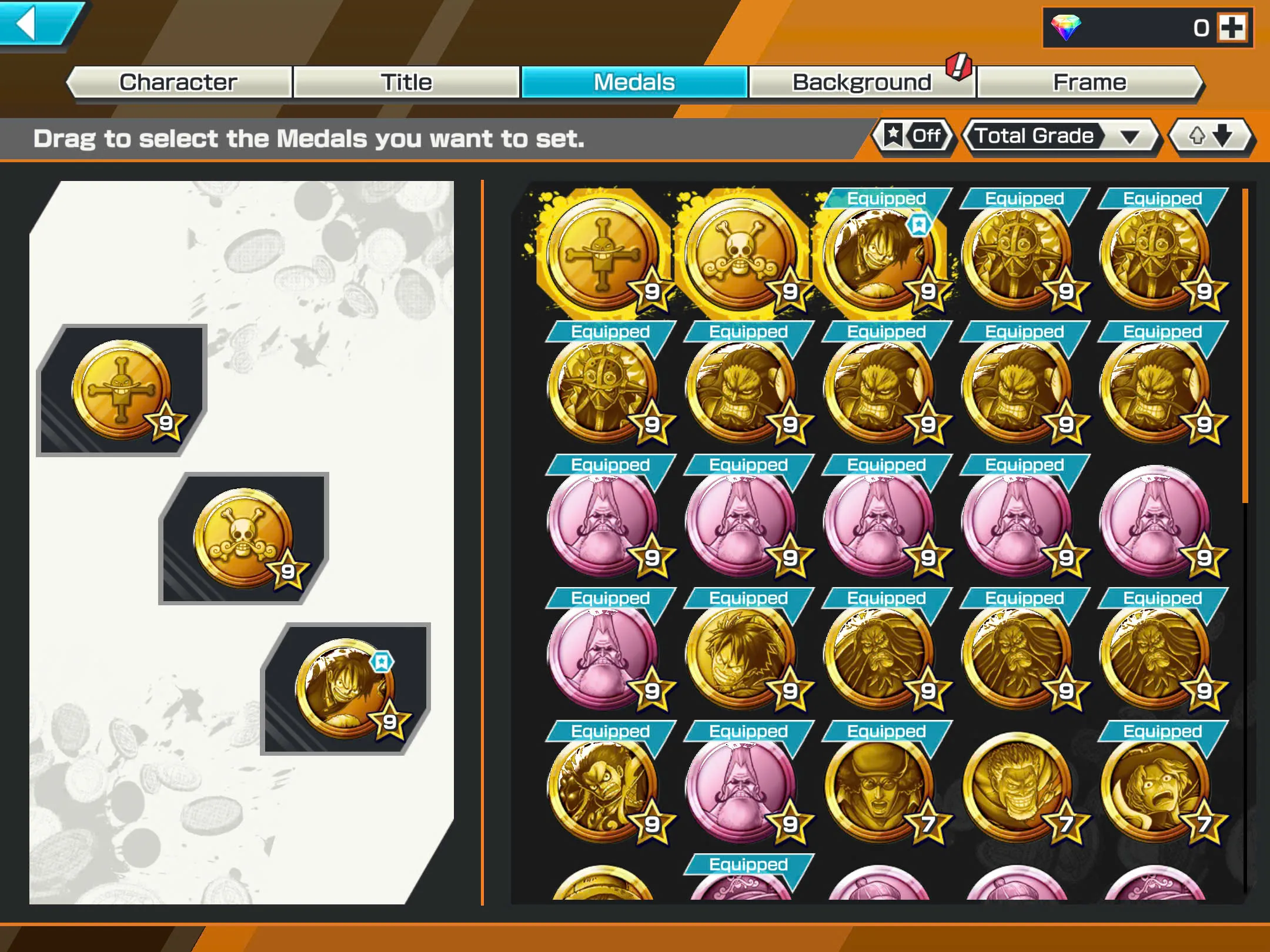 BR480-IOS+Android-5/4 Ex Meta Max(Garp+Sabo+Kuzan+Lucci+Kaido)+Good Medal+Nice Items+Koby+Yonji+Ichiji+S-Bear+Robin+Egghead Zoro+Egghead Luffy+Kalgara+Noland