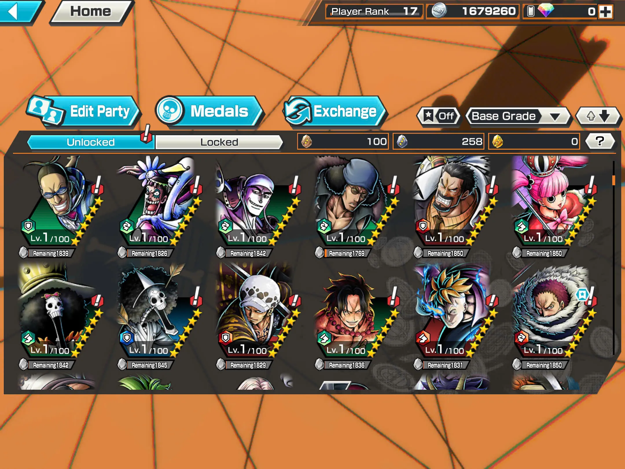BR480-IOS+Android-5/4 Ex Meta Max(Garp+Sabo+Kuzan+Lucci+Kaido)+Good Medal+Nice Items+Koby+Yonji+Ichiji+S-Bear+Robin+Egghead Zoro+Egghead Luffy+Kalgara+Noland