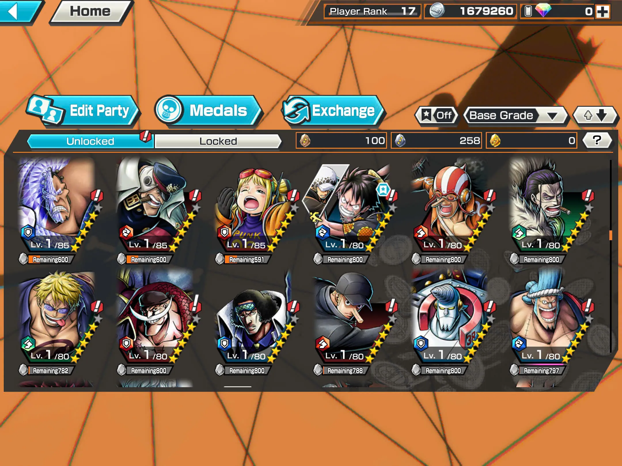 BR480-IOS+Android-5/4 Ex Meta Max(Garp+Sabo+Kuzan+Lucci+Kaido)+Good Medal+Nice Items+Koby+Yonji+Ichiji+S-Bear+Robin+Egghead Zoro+Egghead Luffy+Kalgara+Noland