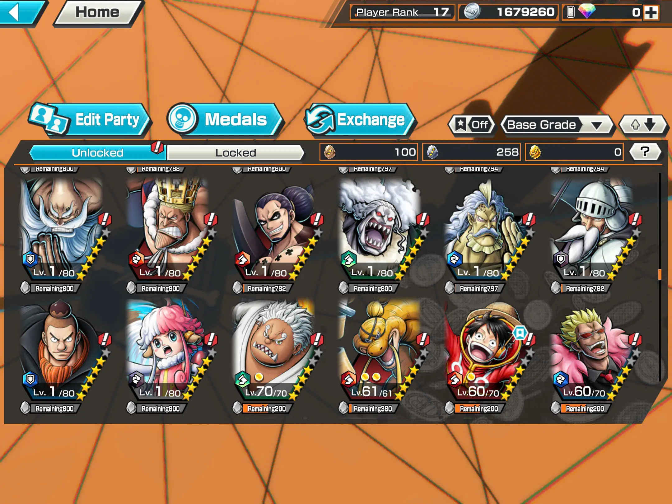 BR480-IOS+Android-5/4 Ex Meta Max(Garp+Sabo+Kuzan+Lucci+Kaido)+Good Medal+Nice Items+Koby+Yonji+Ichiji+S-Bear+Robin+Egghead Zoro+Egghead Luffy+Kalgara+Noland