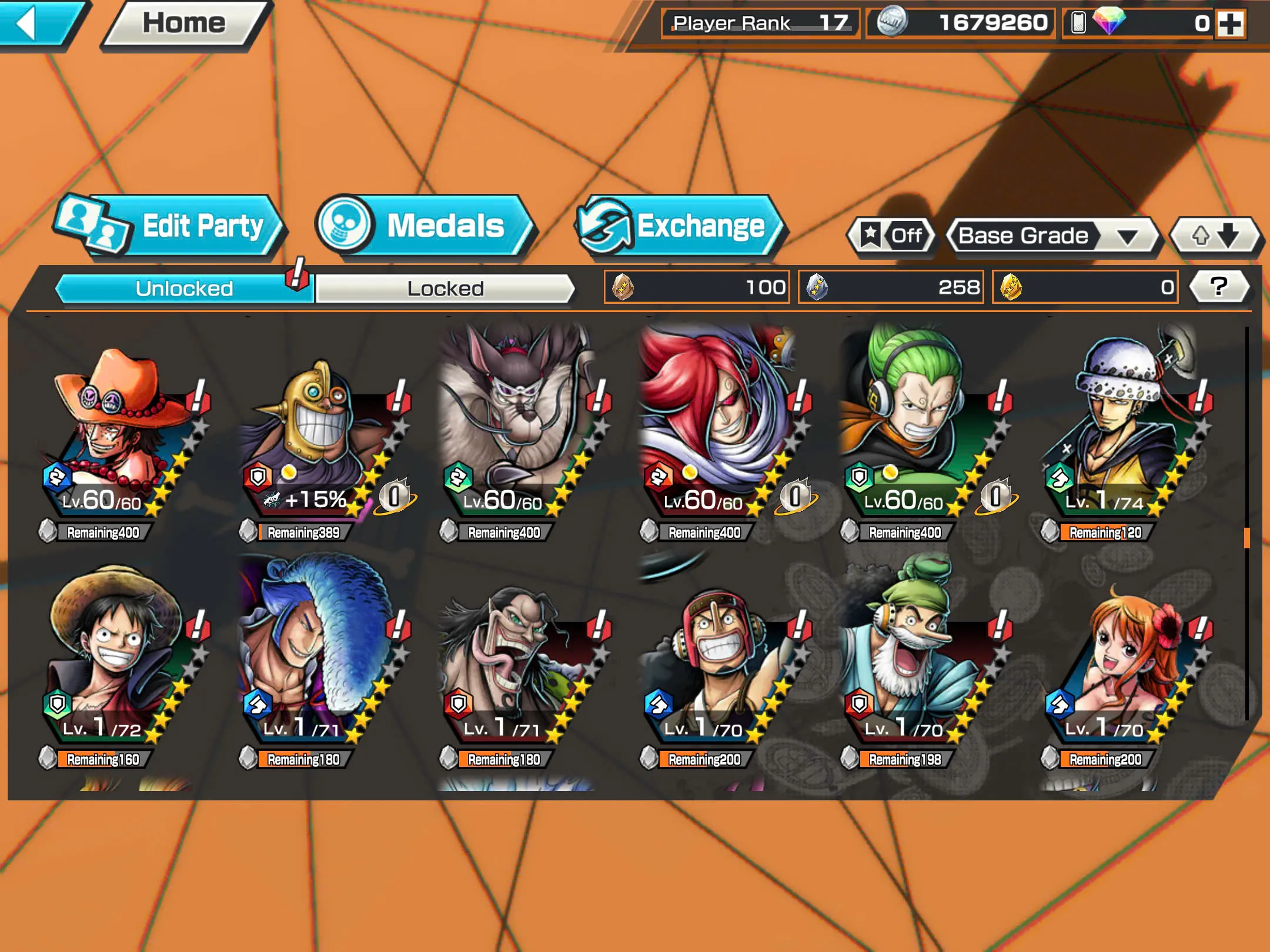 BR480-IOS+Android-5/4 Ex Meta Max(Garp+Sabo+Kuzan+Lucci+Kaido)+Good Medal+Nice Items+Koby+Yonji+Ichiji+S-Bear+Robin+Egghead Zoro+Egghead Luffy+Kalgara+Noland