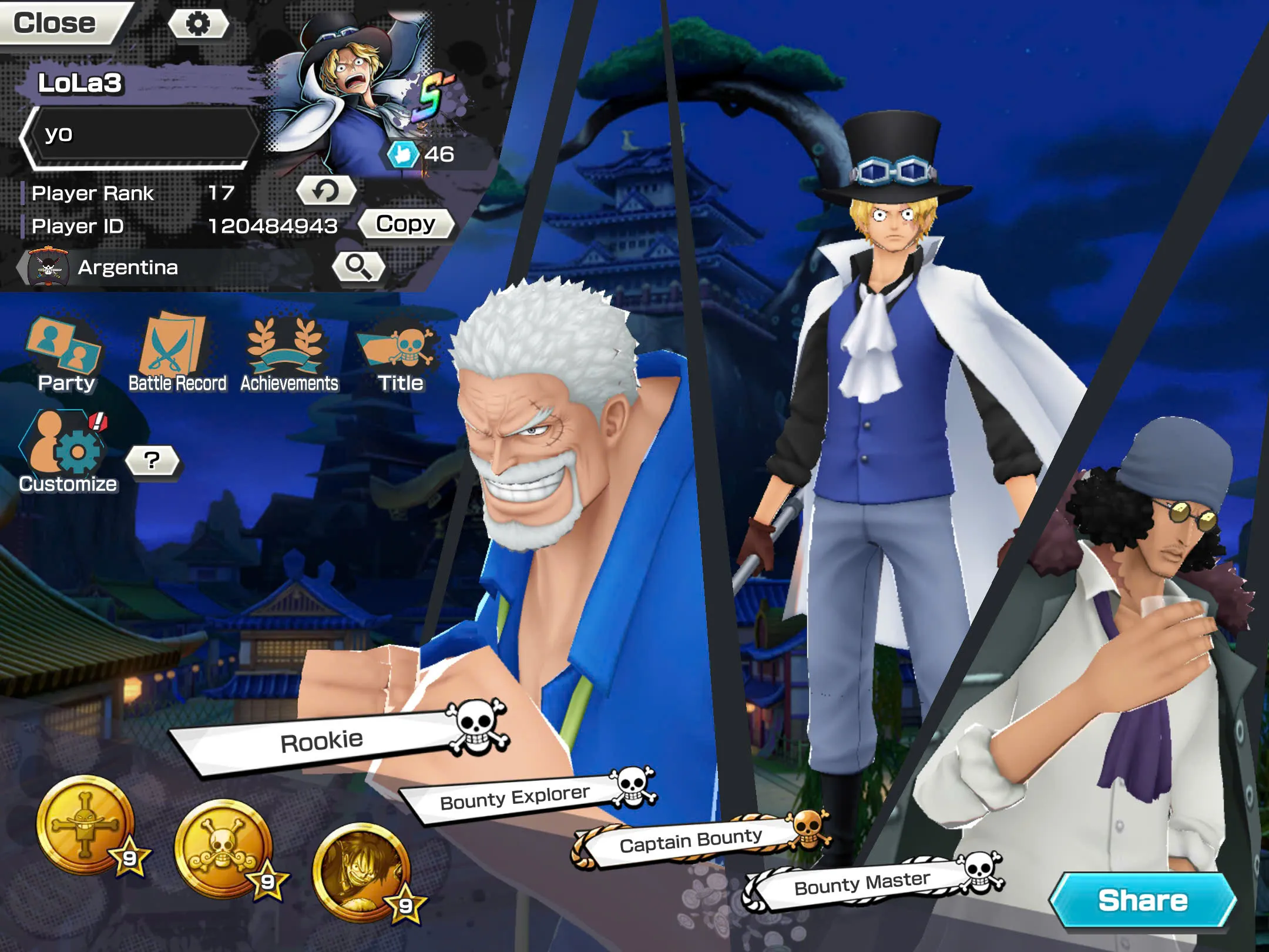 BR480-IOS+Android-5/4 Ex Meta Max(Garp+Sabo+Kuzan+Lucci+Kaido)+Good Medal+Nice Items+Koby+Yonji+Ichiji+S-Bear+Robin+Egghead Zoro+Egghead Luffy+Kalgara+Noland