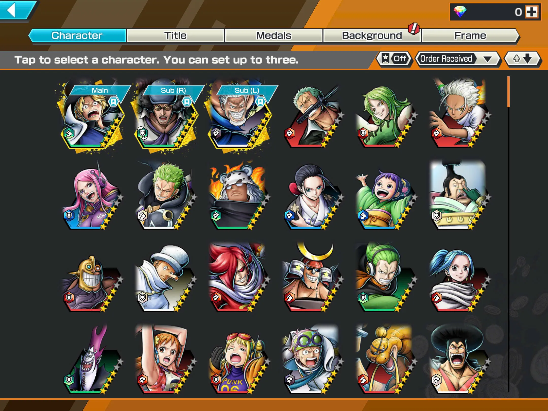 BR480-IOS+Android-5/4 Ex Meta Max(Garp+Sabo+Kuzan+Lucci+Kaido)+Good Medal+Nice Items+Koby+Yonji+Ichiji+S-Bear+Robin+Egghead Zoro+Egghead Luffy+Kalgara+Noland
