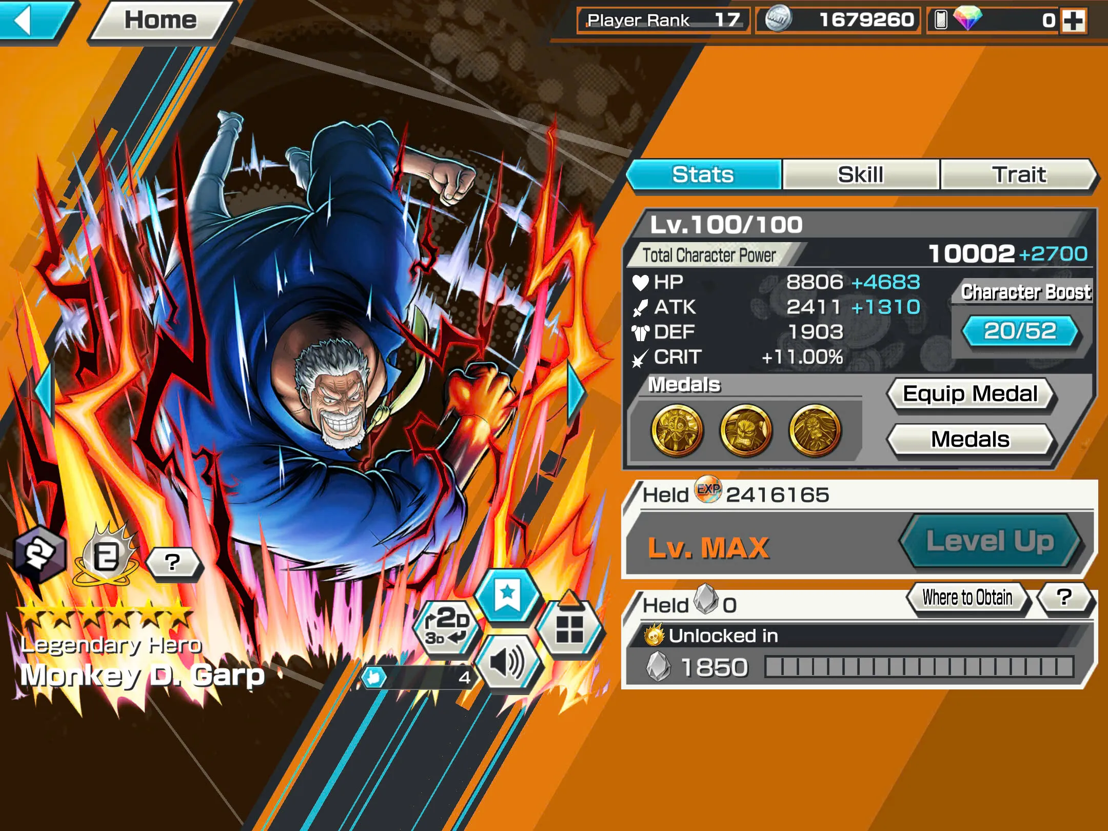 BR480-IOS+Android-5/4 Ex Meta Max(Garp+Sabo+Kuzan+Lucci+Kaido)+Good Medal+Nice Items+Koby+Yonji+Ichiji+S-Bear+Robin+Egghead Zoro+Egghead Luffy+Kalgara+Noland