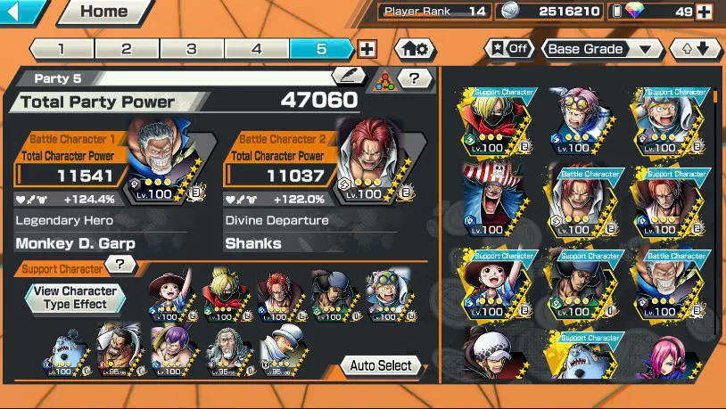 BR484-IOS+Android-Garp Full Boost 52/52+4 Ex(Shank v4+Akainu+Shank v2)+Good Medal+Kaku Max+Koby Max+Cracker Max+Shiryu v2+Sanji+Sentomaru v2+Egghead Luffy+Oden v2