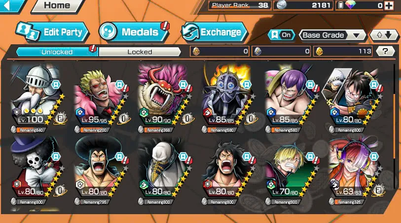 BR486-IOS+Android-Hyber 11-3 Ex Max 11k Power(Lucci+White Beard+Zoro)+Good Medal(Color Medal)+Support 153%+Carrot Boost 3+Rayleigh Max+Uta v3+Sasaki Max+Who Who+King+Egghead Zoro