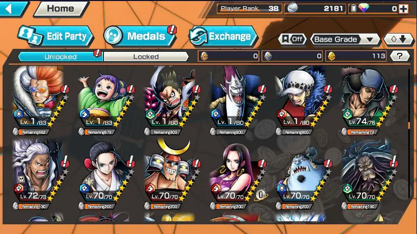 BR486-IOS+Android-Hyber 11-3 Ex Max 11k Power(Lucci+White Beard+Zoro)+Good Medal(Color Medal)+Support 153%+Carrot Boost 3+Rayleigh Max+Uta v3+Sasaki Max+Who Who+King+Egghead Zoro