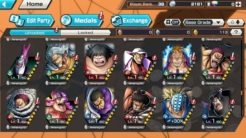 BR486-IOS+Android-Hyber 11-3 Ex Max 11k Power(Lucci+White Beard+Zoro)+Good Medal(Color Medal)+Support 153%+Carrot Boost 3+Rayleigh Max+Uta v3+Sasaki Max+Who Who+King+Egghead Zoro