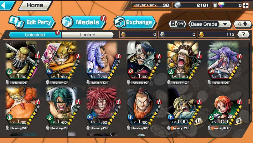 BR486-IOS+Android-Hyber 11-3 Ex Max 11k Power(Lucci+White Beard+Zoro)+Good Medal(Color Medal)+Support 153%+Carrot Boost 3+Rayleigh Max+Uta v3+Sasaki Max+Who Who+King+Egghead Zoro