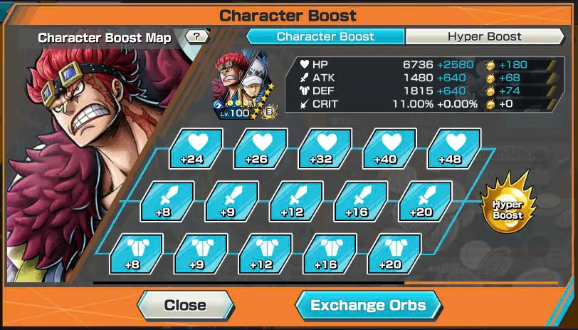 BR487-IOS+Android-Hyber Boost 68+Kid Law Full Boost+4 Ex Max 11K Power(Shank v4+Lucci+Luffy Gear 5)+Vip Medal+Support 163%+Uta Max+Ulti Max+Brook+S-Hawk+Rayleigh+Yasopp+Karasu+Noland+Sanji