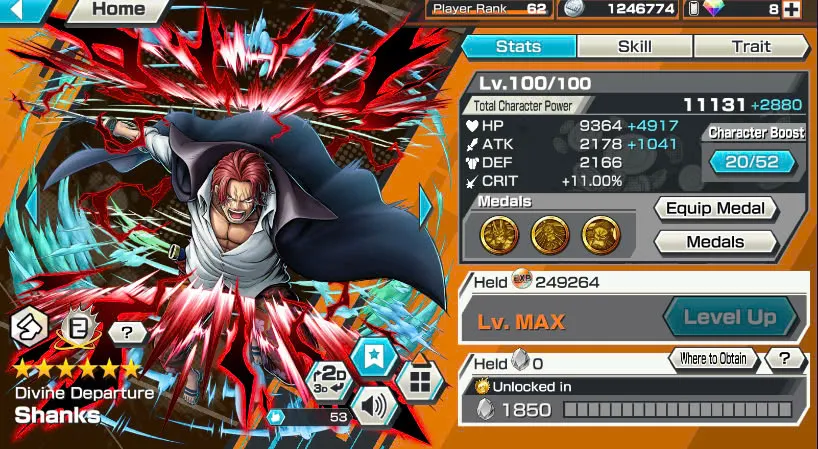 BR487-IOS+Android-Hyber Boost 68+Kid Law Full Boost+4 Ex Max 11K Power(Shank v4+Lucci+Luffy Gear 5)+Vip Medal+Support 163%+Uta Max+Ulti Max+Brook+S-Hawk+Rayleigh+Yasopp+Karasu+Noland+Sanji