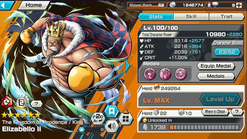 BR487-IOS+Android-Hyber Boost 68+Kid Law Full Boost+4 Ex Max 11K Power(Shank v4+Lucci+Luffy Gear 5)+Vip Medal+Support 163%+Uta Max+Ulti Max+Brook+S-Hawk+Rayleigh+Yasopp+Karasu+Noland+Sanji